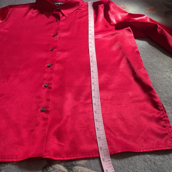 Sag harbor silky feel blouse size 14 - Picture 6 of 8